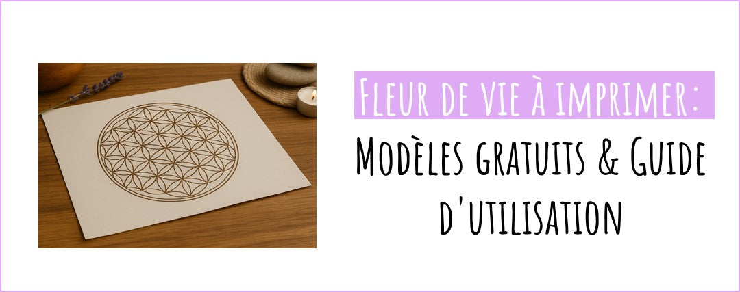 Fleur de vie à imprimer