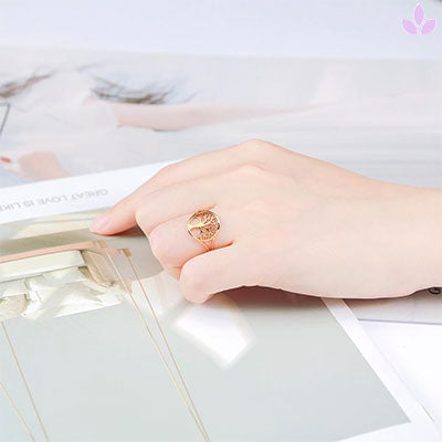 Bague Arbre de vie en acier pour femme