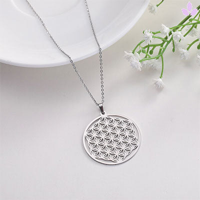 Collier fleur de vie en argent 925