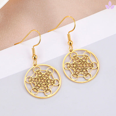 boucles d'oreilles Metatron