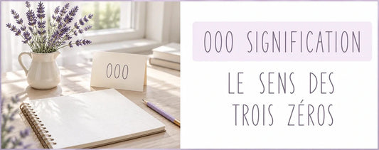 000 signification : le sens des trois zéros, sur un bureau clair
