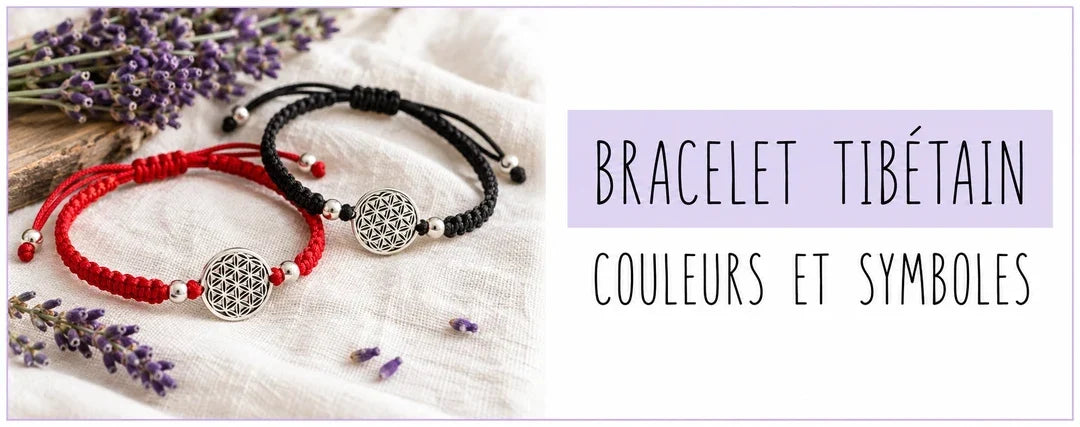 Bracelet tibétain : couleurs et symboles