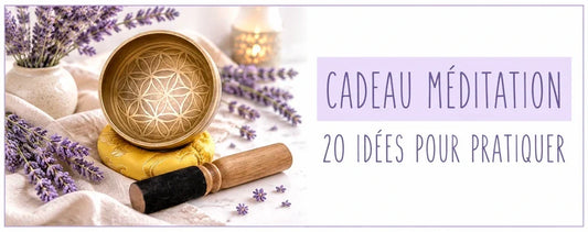 Cadeau méditation : 20 idées avec bol chantant Fleur de vie