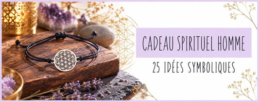 Cadeau spirituel homme : 25 idées symboliques avec bracelet Fleur de vie
