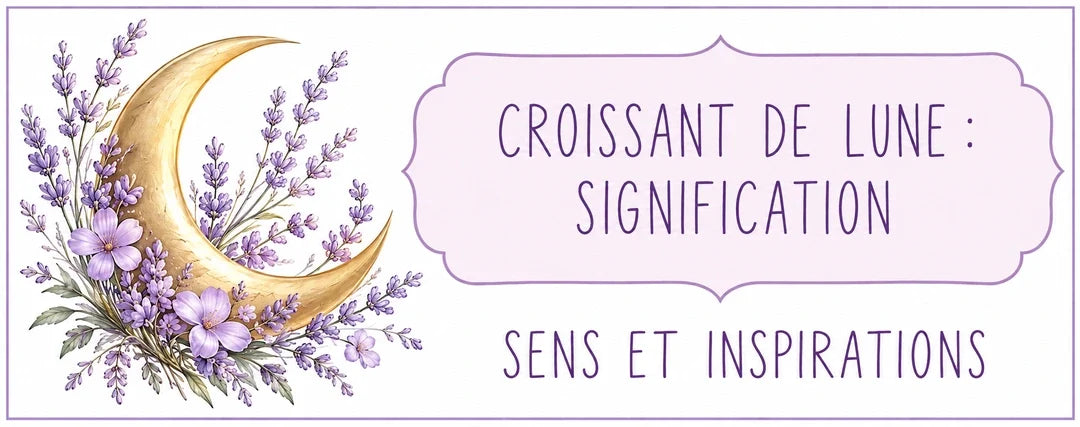 Croissant de lune : signification, formes et idées de bijoux