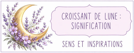 Croissant de lune : signification, formes et idées de bijoux
