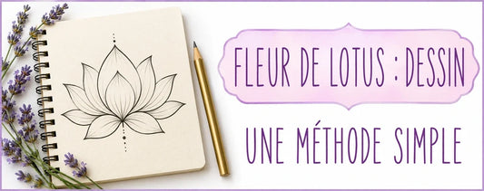 Dessiner une fleur de lotus : une méthode simple en 5 étapes