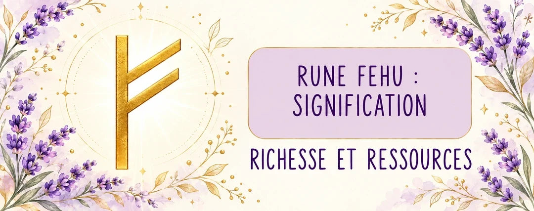 Rune Fehu : signification, richesse et ressources