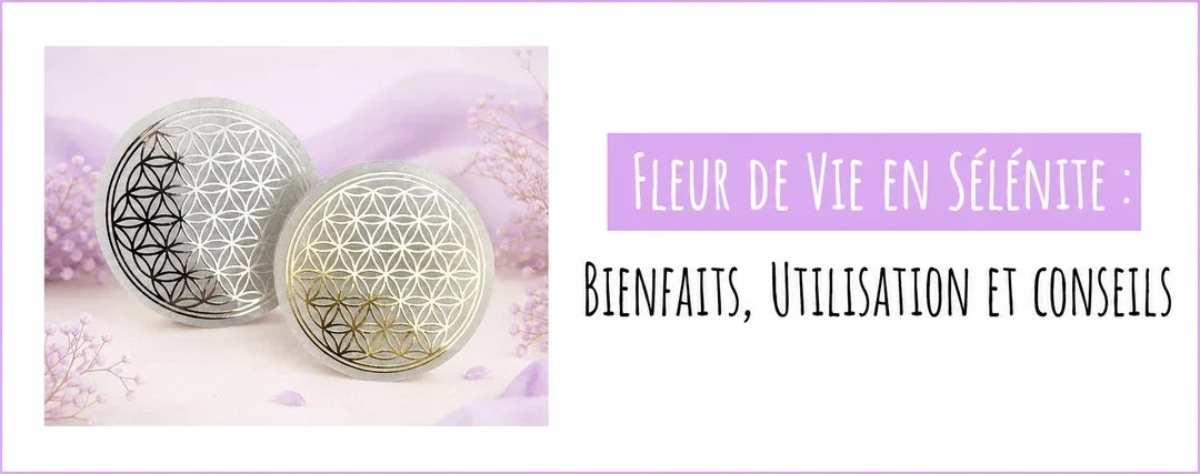 Fleur de vie en sélénite : bienfaits, utilisation et conseils