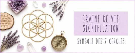 Graine de Vie signification, symbole géométrique composé de sept cercles