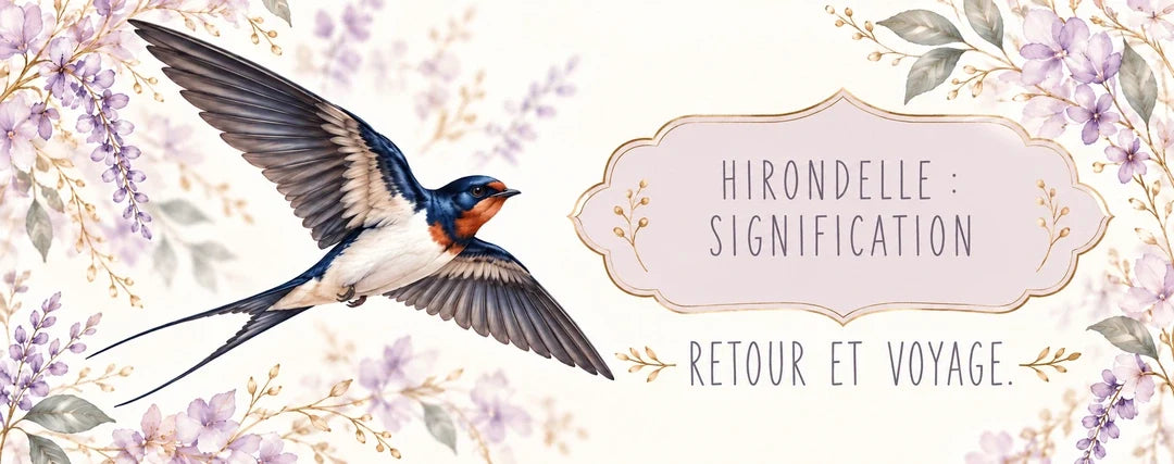 Hirondelle : signification, retour et symboles du voyage