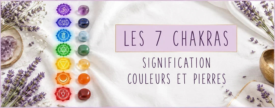 Les 7 chakras : signification, couleurs et pierres
