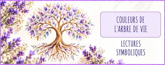 Couleurs de l'Arbre de vie et lectures symboliques sur une illustration aquarelle