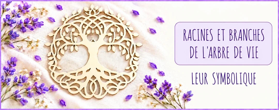 Racines et branches de l'Arbre de vie : leur symbolique, avec le modèle Celtique en bois