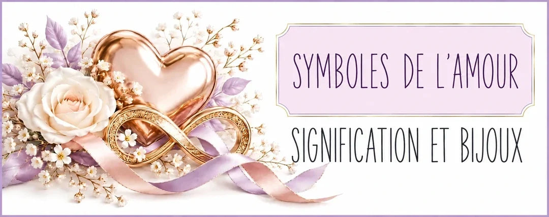 8 symboles de l'amour : signification et idées de bijoux