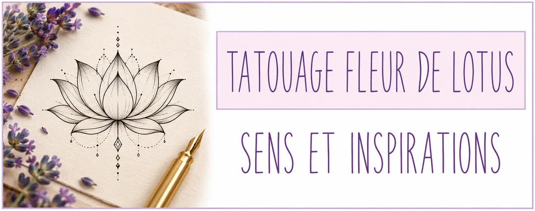 Tatouage fleur de lotus : sens, styles et choix du motif