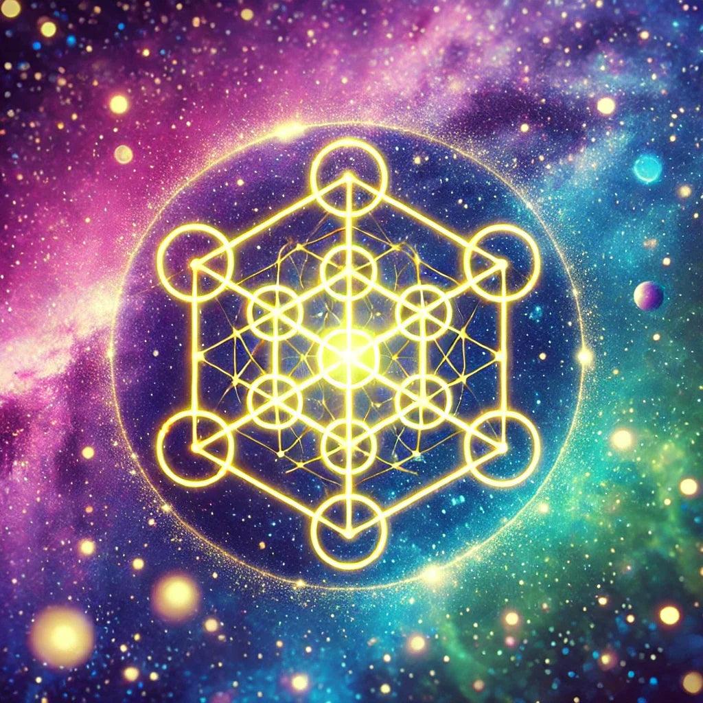 symbole cube de métatron
