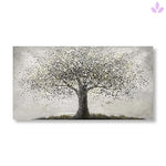 Toile Arbre de vie Noir et Blanc