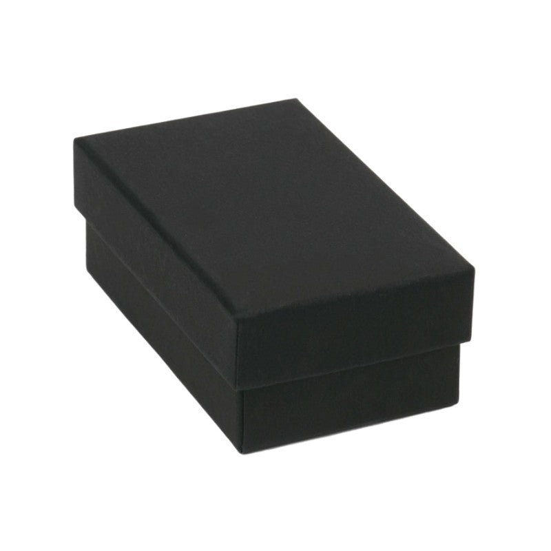 Écrin noir rigide pour bijou, bague, collier ou pendentif