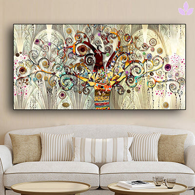 Toile Arbre de vie  20x40cm