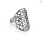 Bague argent fleur de vie