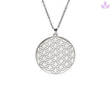 Collier fleur de vie en argent