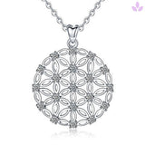 Collier Fleur de vie femme