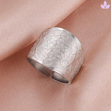 bague metatron argent