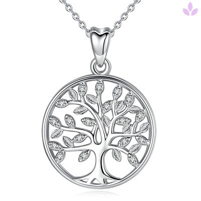 Pendentif Fleur de Vie artisanale argent noirci - bijoux spirituel