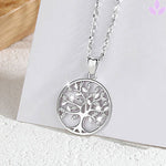 pendentif en argent arbre de vie