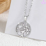 pendentif en argent arbre de vie